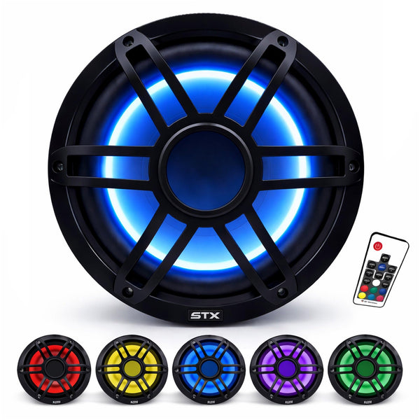 STX Audio STX10MSB 10-Inch Marine RGB Subwoofer