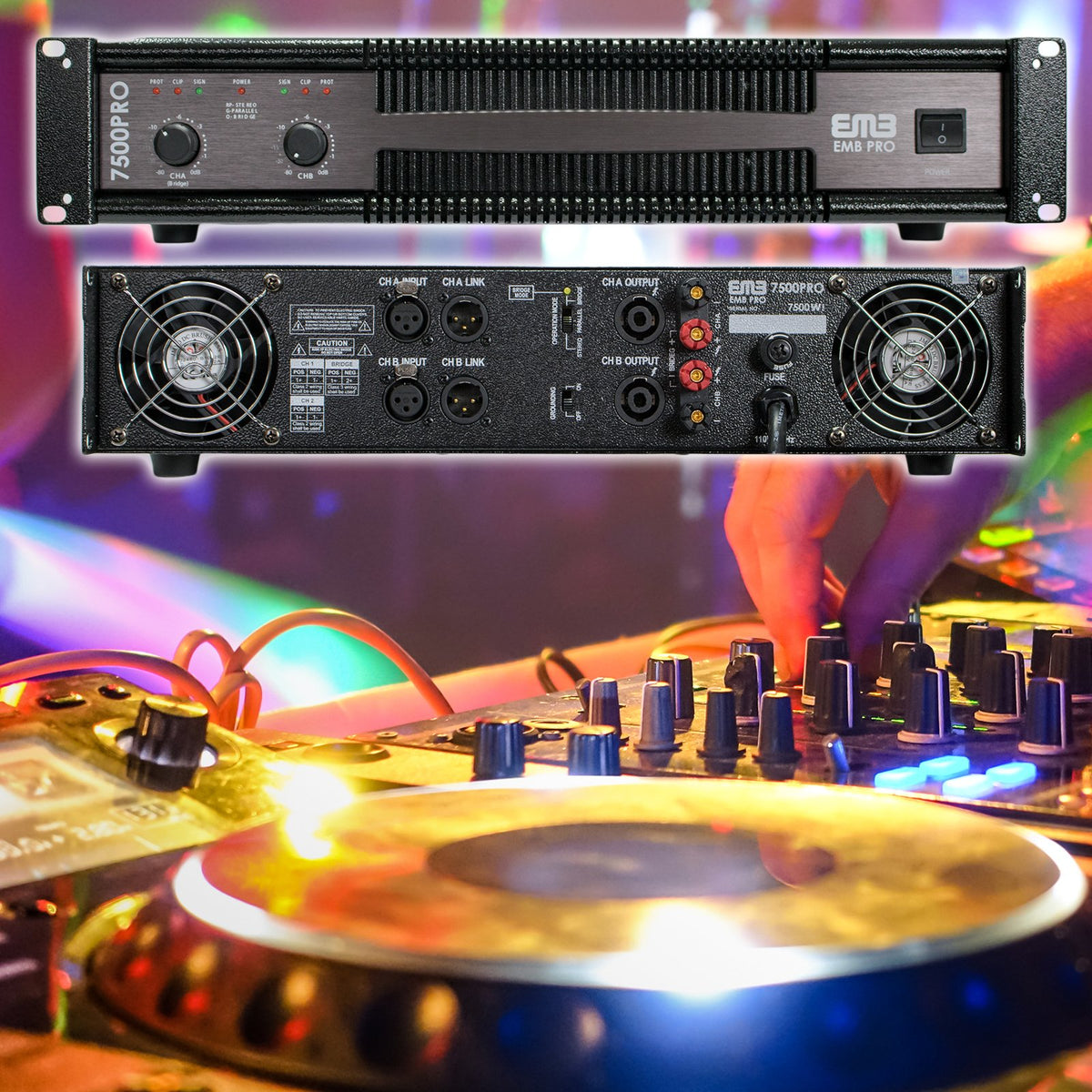 EMB Professional EB7500PRO 2-Channel Power Amplifier