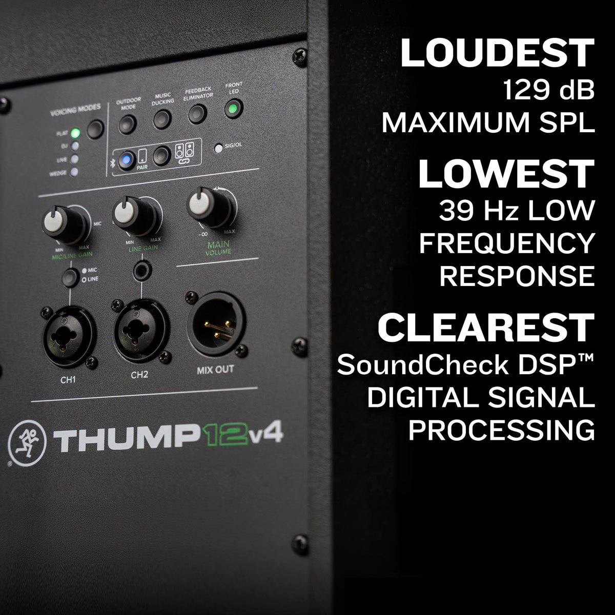 Mackie THUMP12v4 12" Powered PA Loudspeaker