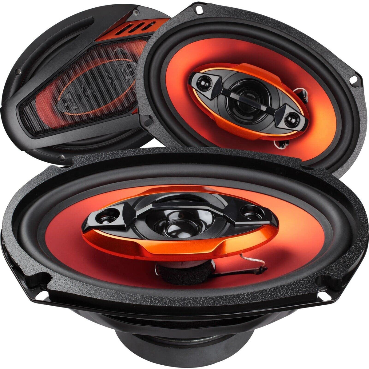 STX Audio STX-694 6x9" 4-Way Coaxial Speakers, 2 Pairs