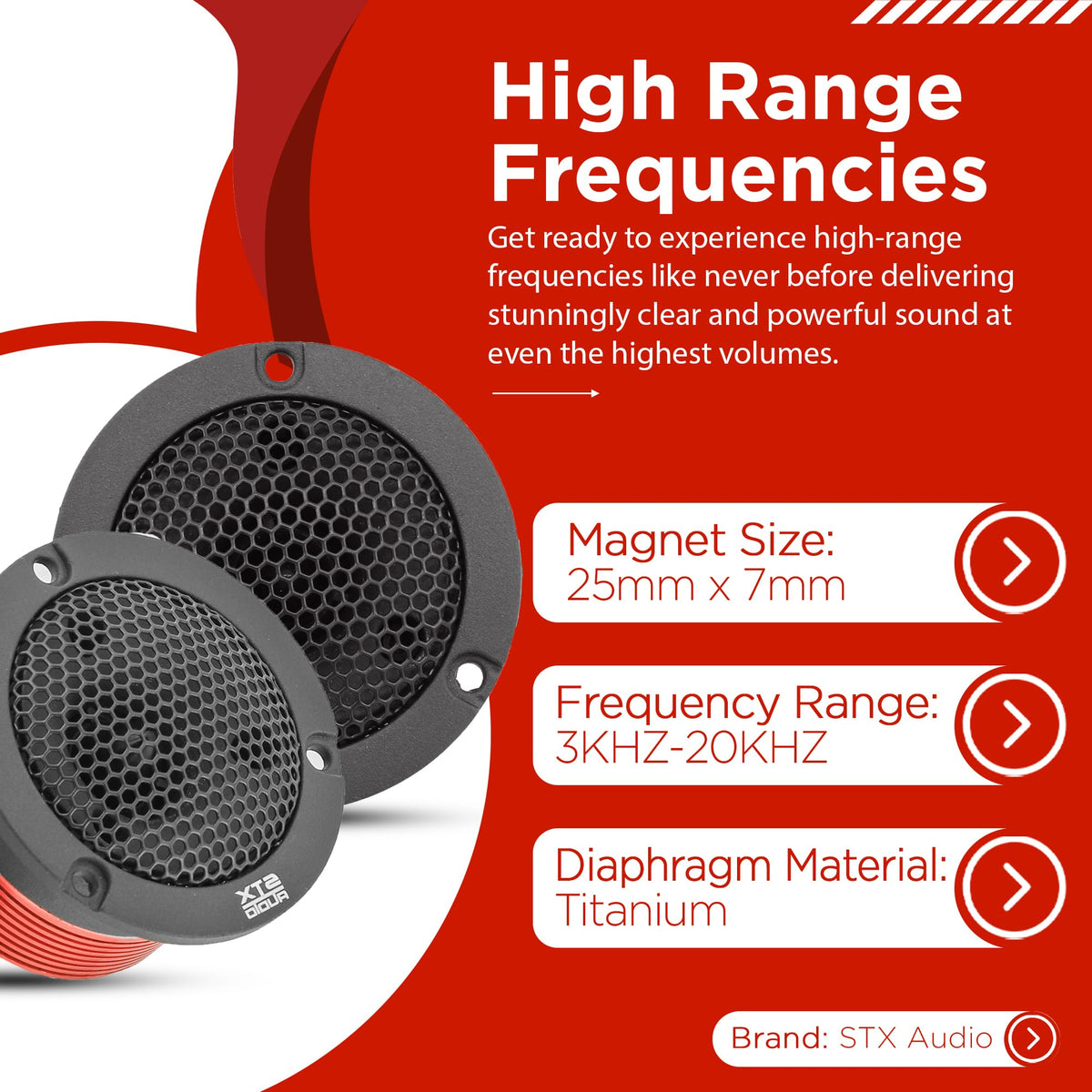 STXAudio STX-580TW 2.94" Super Tweeter