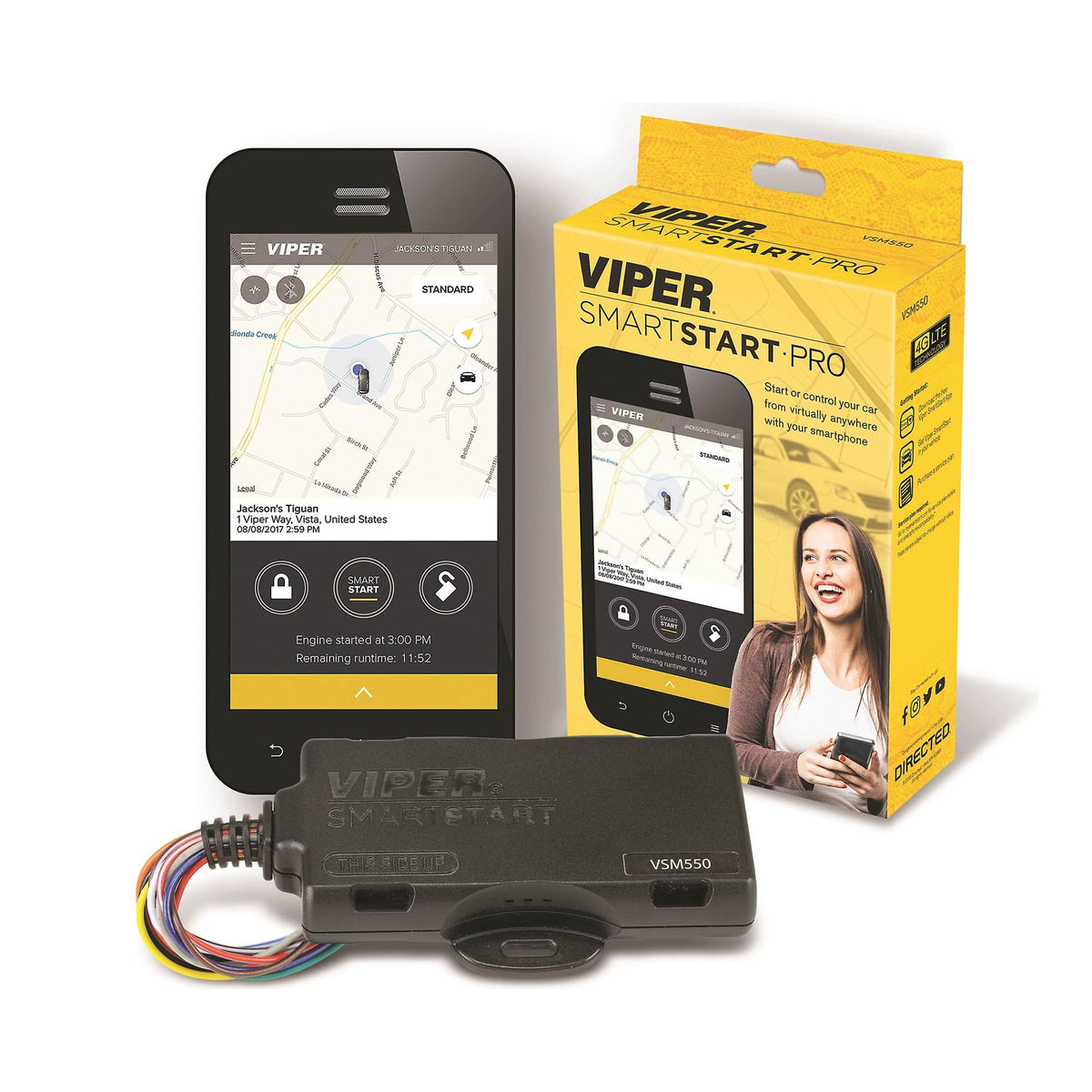 Viper VSM550 SmartStart Pro 4G LTE GPS Module