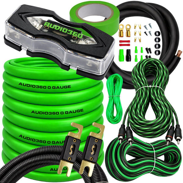 AUDIO360 AD0C 0 AWG Amplifier Wiring Kit