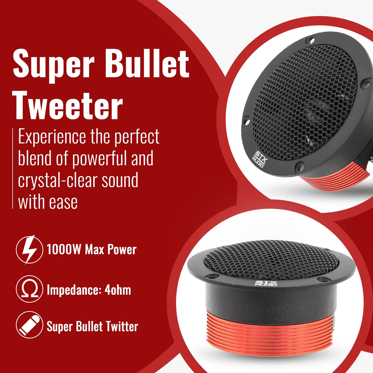 STX Audio STX-600TW 3.71" Super Tweeter