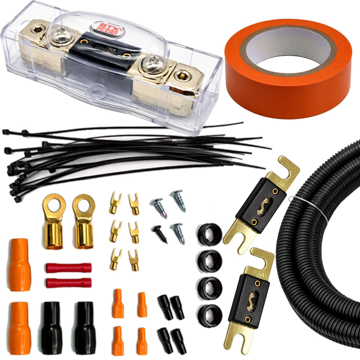 STX Audio SX0C 0 AWG Amplifier Wiring Kit