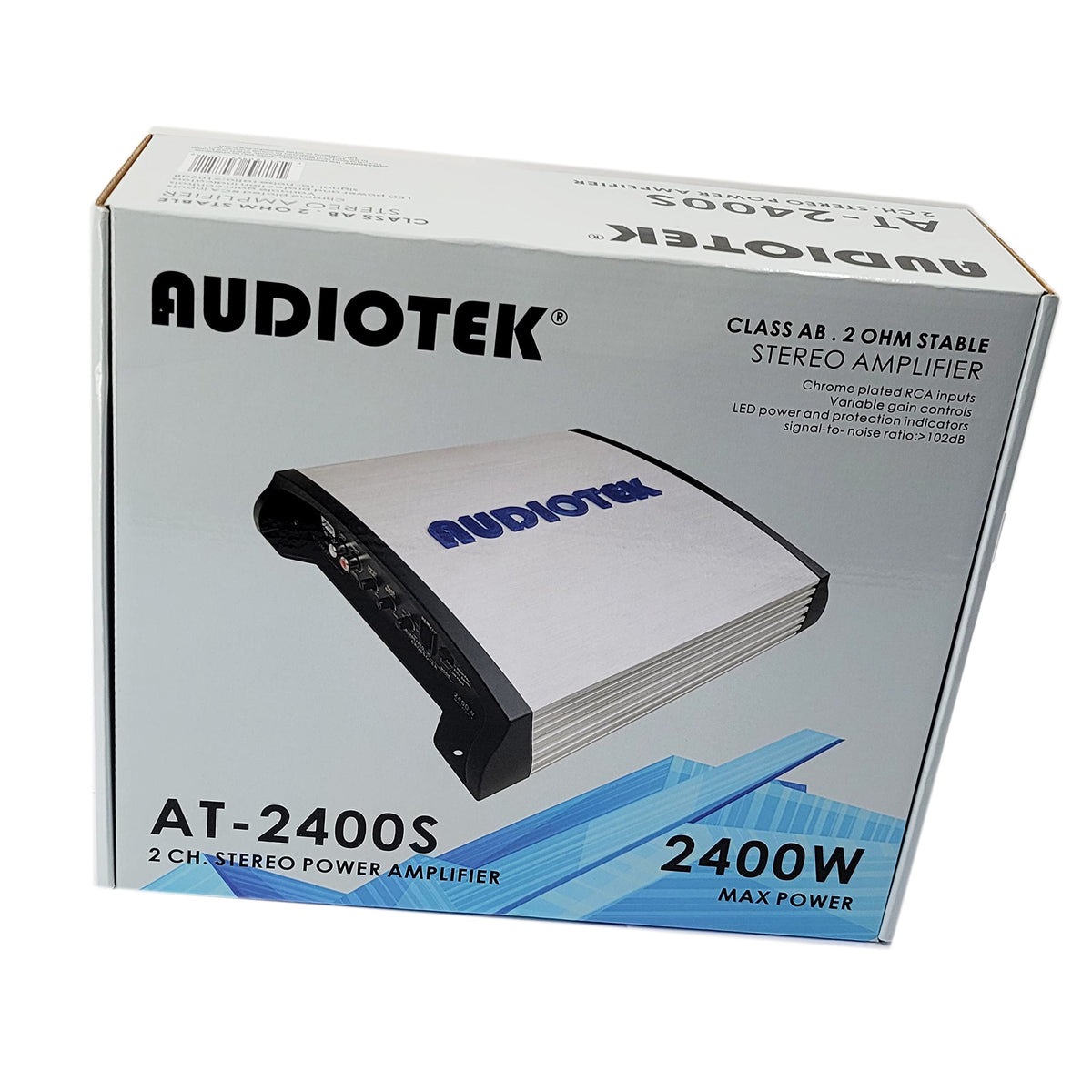 Audiotek AT-2400S 2-Channel Car Amplifier