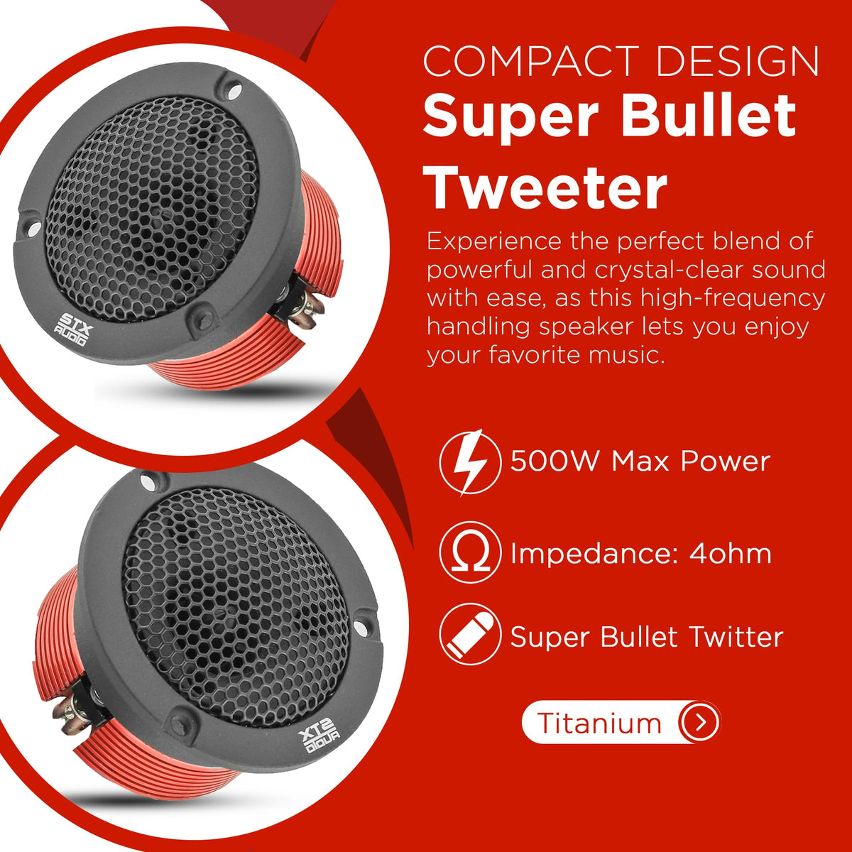 STXAudio STX-580TW 2.94" Super Tweeter