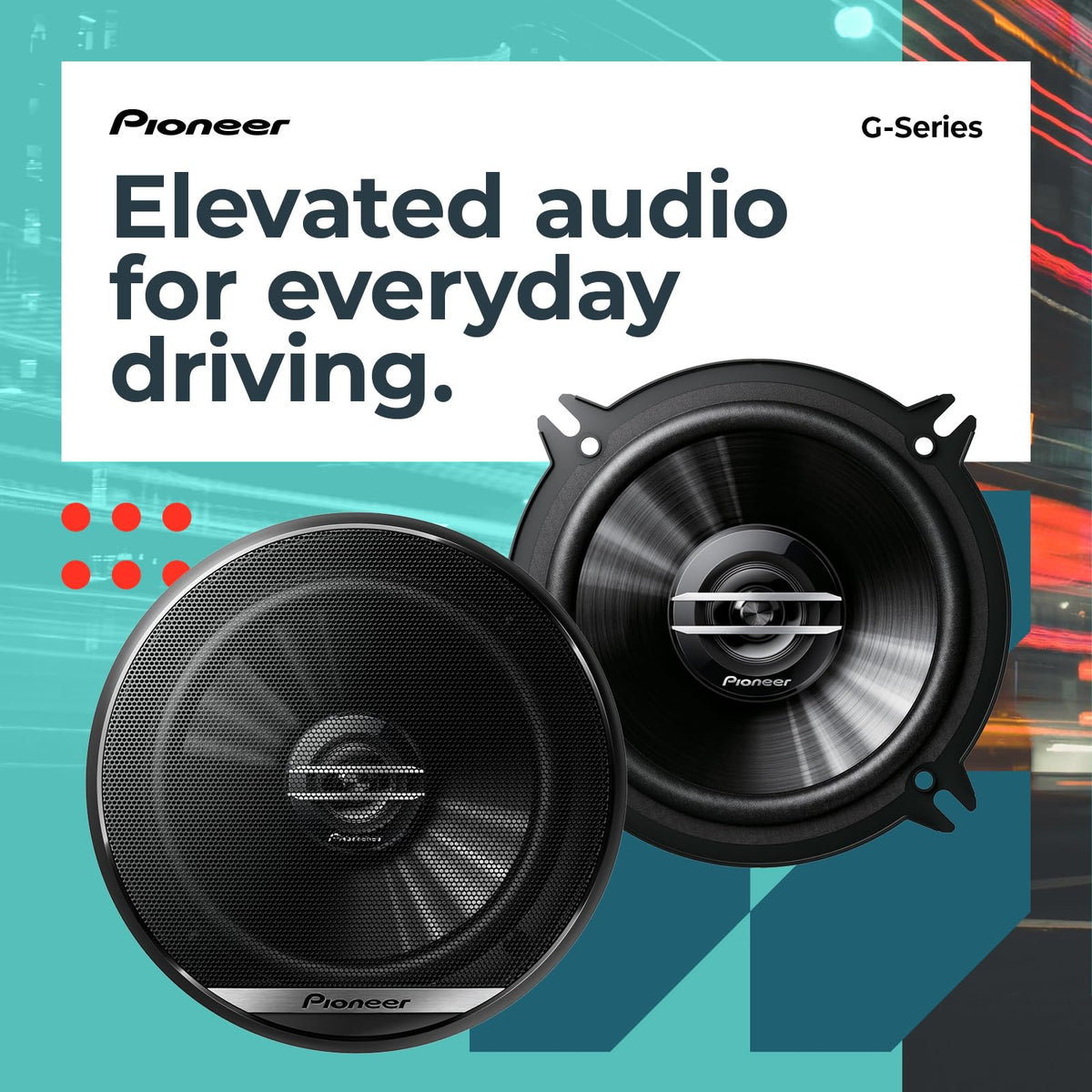 Pioneer TS-G1320S 5.25" 2-Way Coaxial Speakers