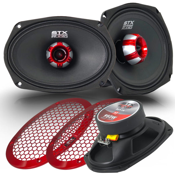 STX Audio X69.2R 6x9" Midrange Speakers