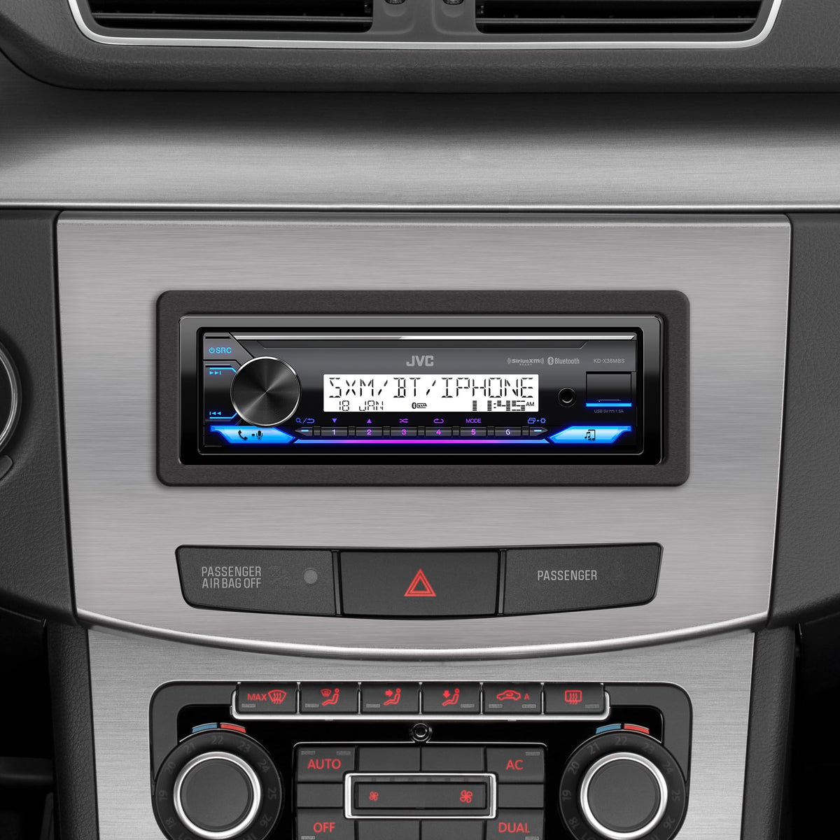JVC KD-X38MBS Single DIN Marine Digital Media Receiver