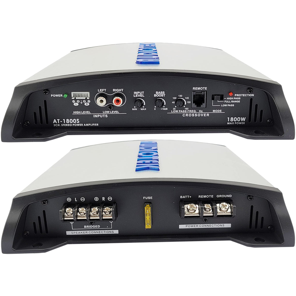 Audiotek AT-1800S 2-Channel Car Amplifier