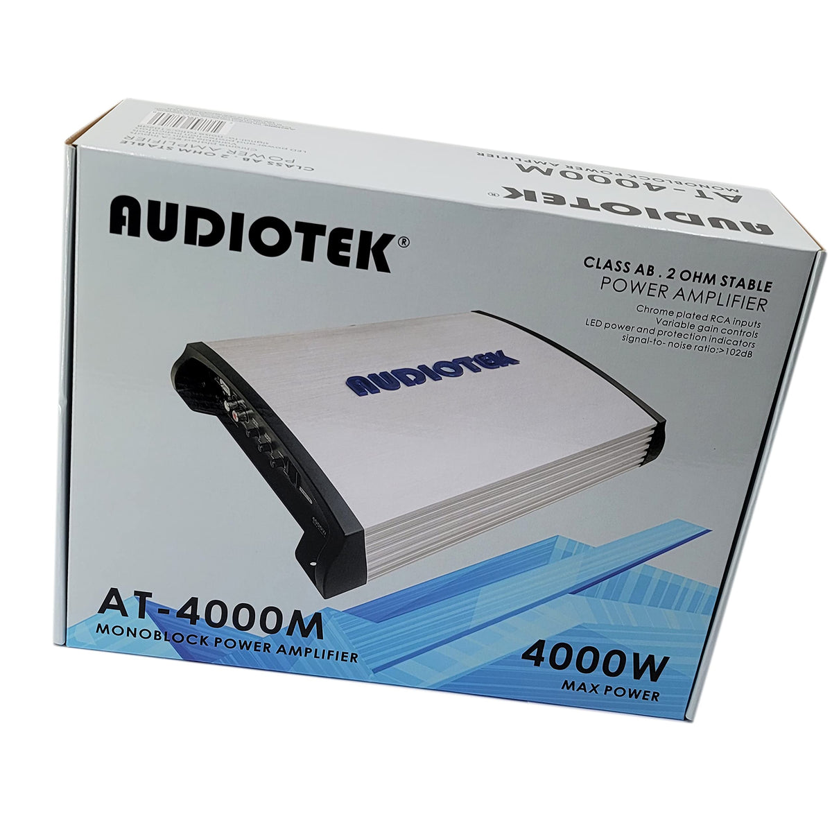 Audiotek AT-4000M 4000W Monoblock Car Amplifier