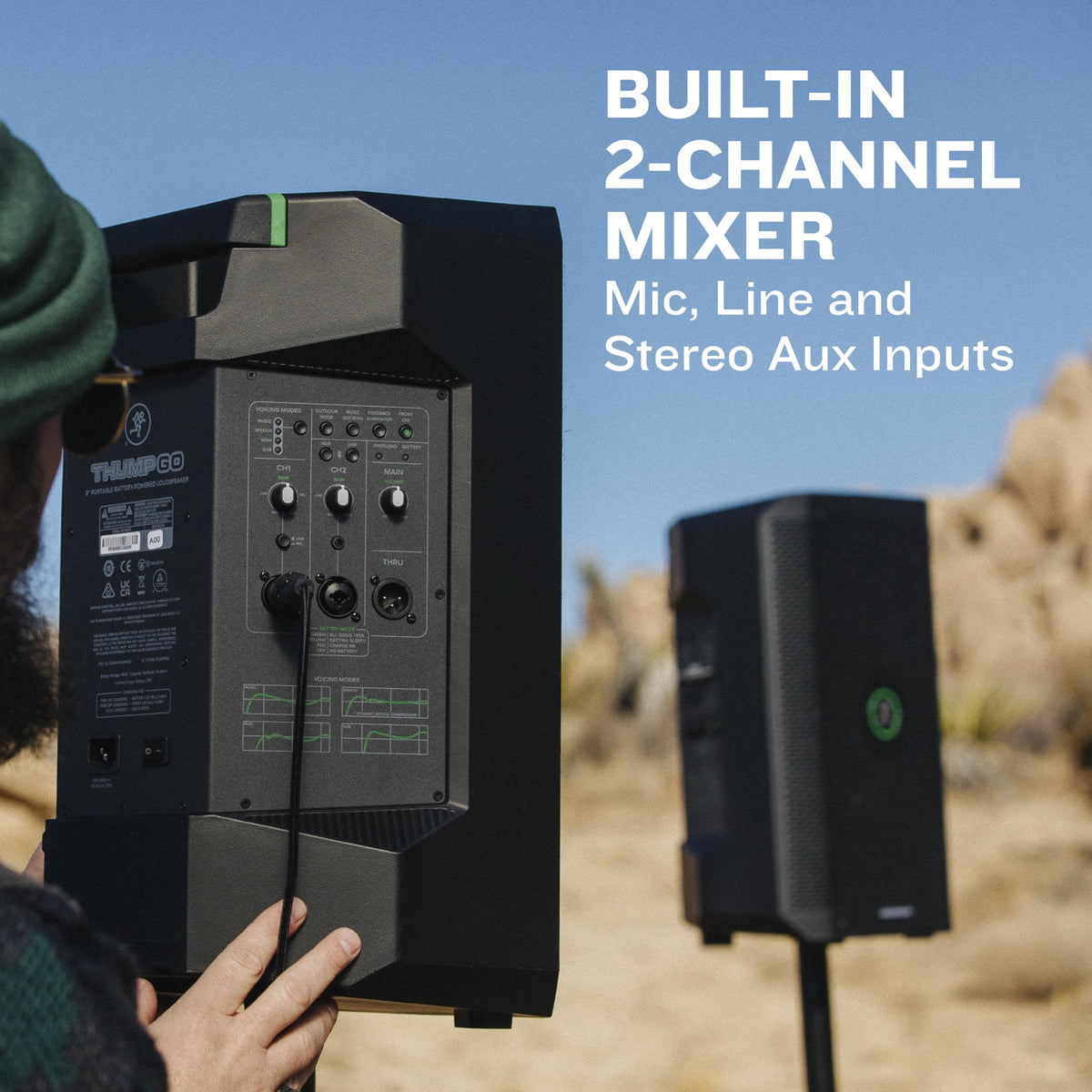 Mackie THUMPGO 8" Portable Battery-Powered Loudspeaker