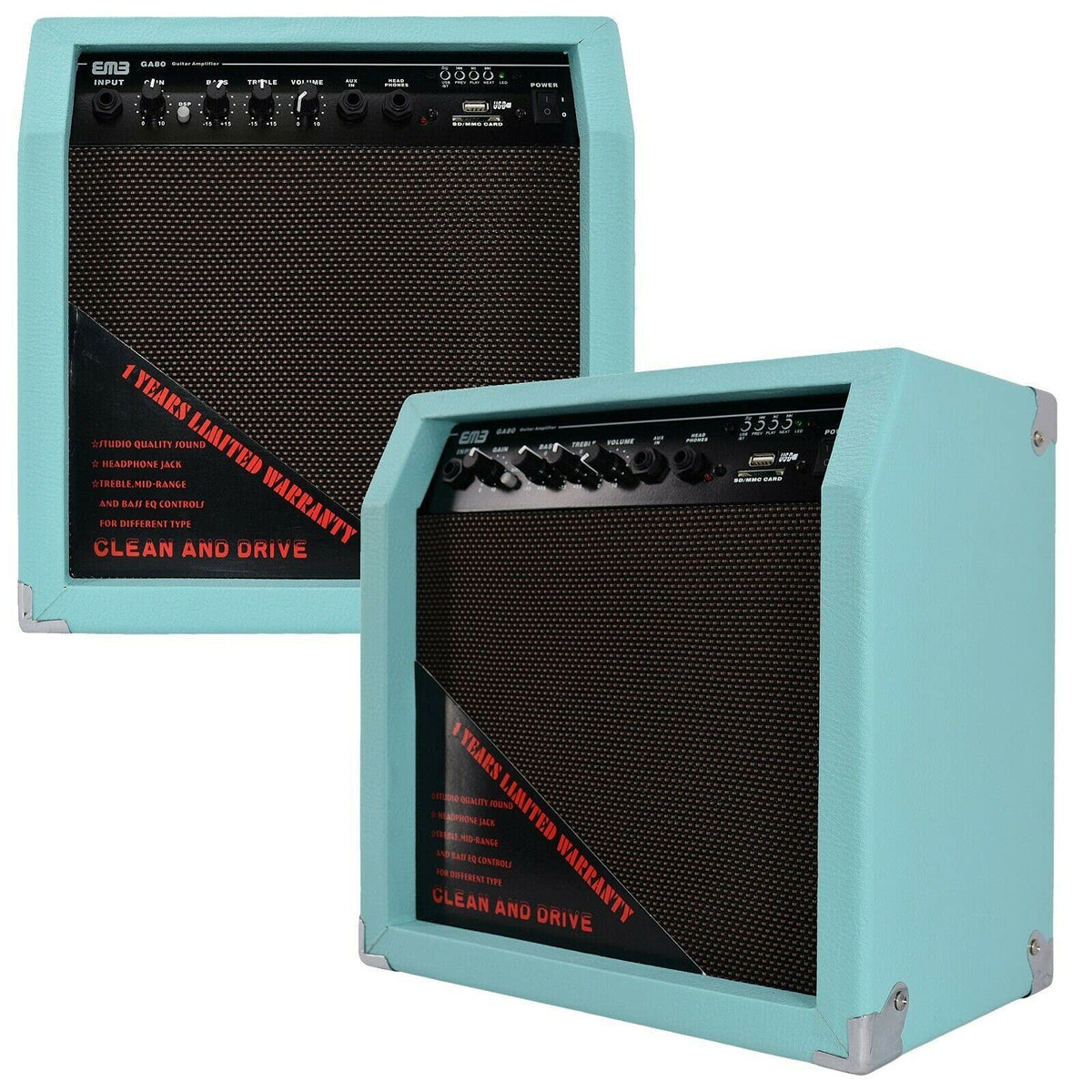 EMB Professional GA80BL 8" Electric Guitar Amplifier