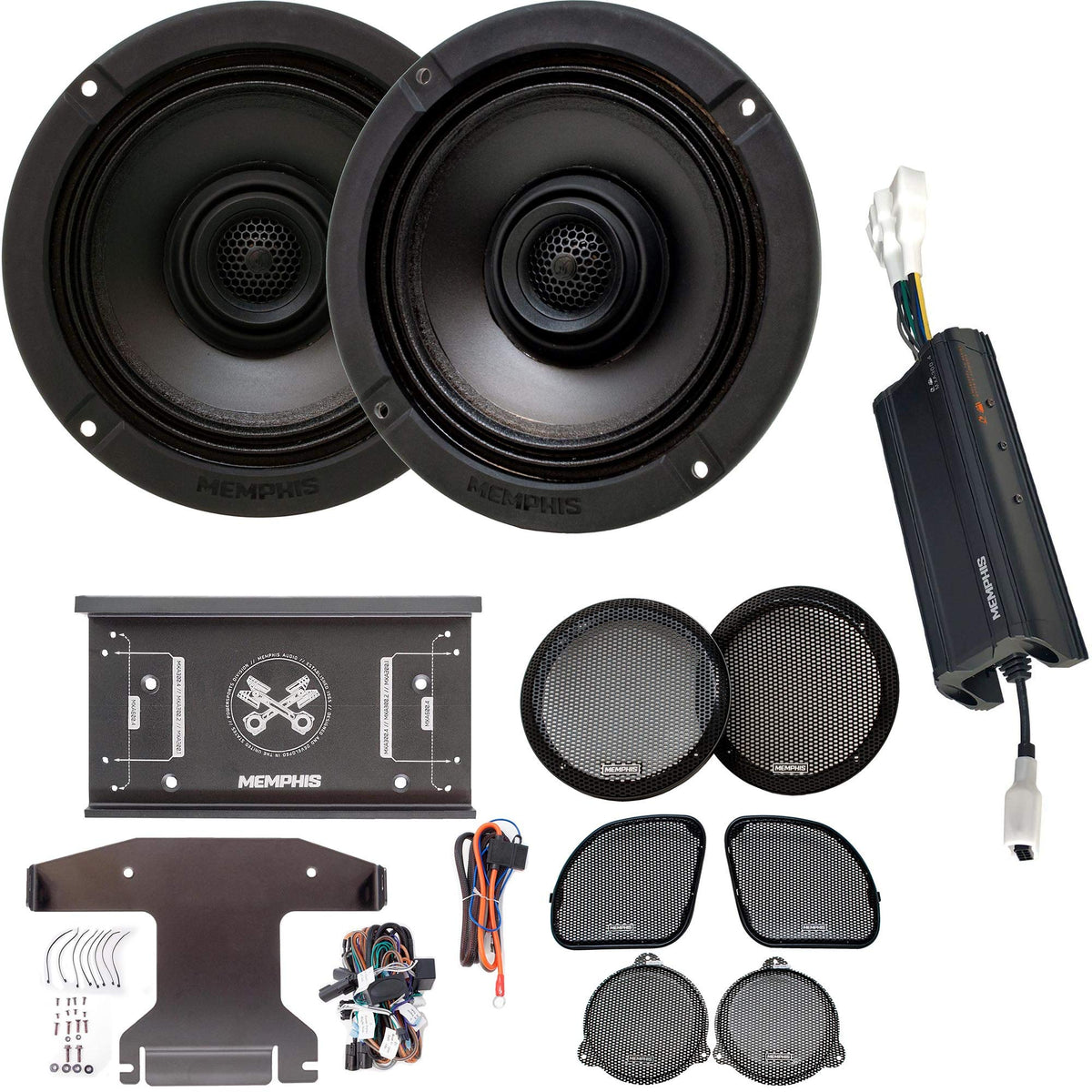 Memphis MXAHDPRO2 6.5" Harley-Davidson 2-Speaker Audio Kit