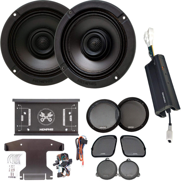 Memphis MXAHDPRO2 6.5" Harley-Davidson 2-Speaker Audio Kit