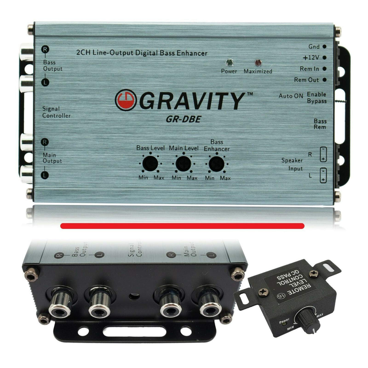 Gravity GR-DBE 2-Channel Line-Out Converter with Bass Enhancer
