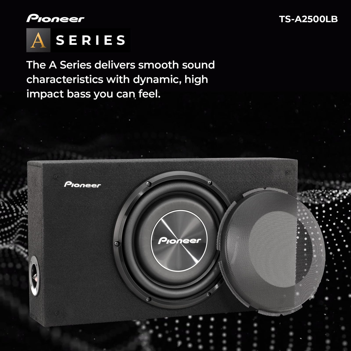 Pioneer TS-A2500LB 10" Shallow-Mount Loaded Subwoofer