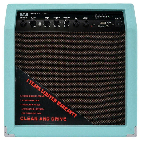 EMB Professional GA80BL 8" Electric Guitar Amplifier