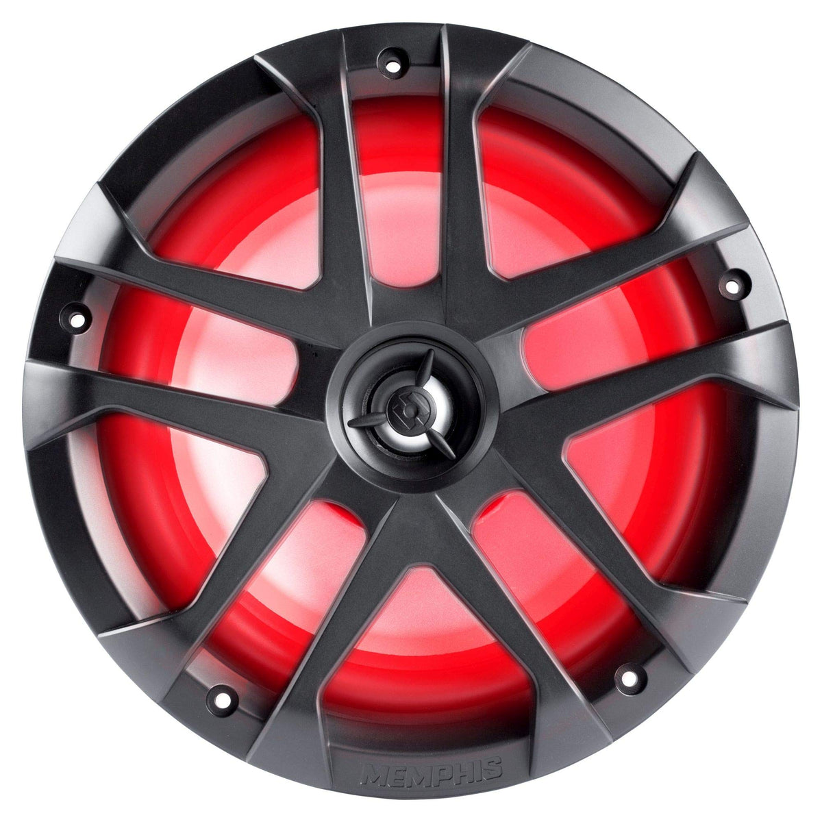 Memphis MXA80L 8" Marine Coaxial Speakers with RGB LED