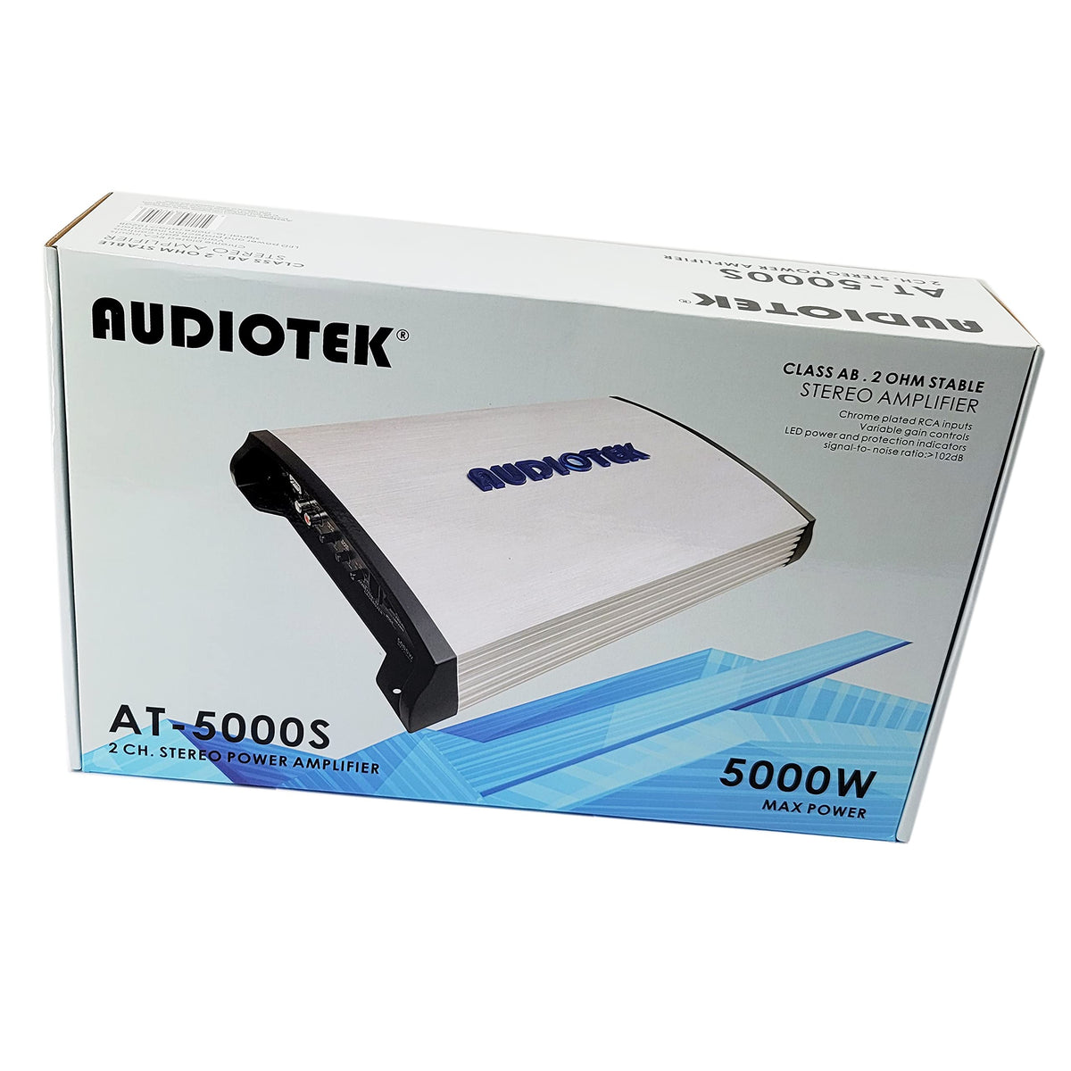 Audiotek AT-5000S 2-Channel Car Amplifier
