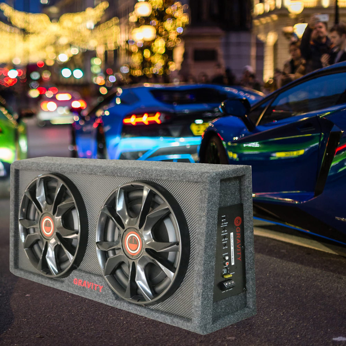 Gravity GWS-212P Dual 12" Powered Subwoofer System