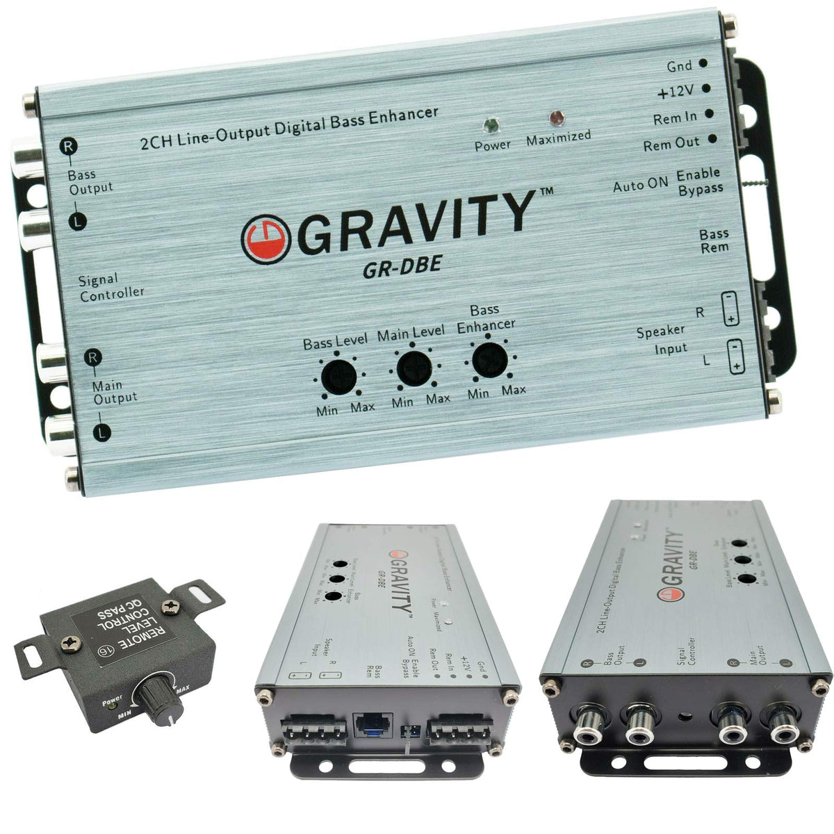Gravity GR-DBE 2-Channel Line-Out Converter with Bass Enhancer