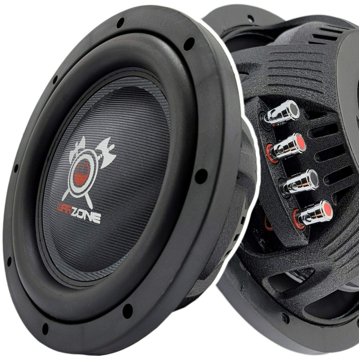 Warzone WZ12D4 12" Shallow-Mount Car Subwoofer