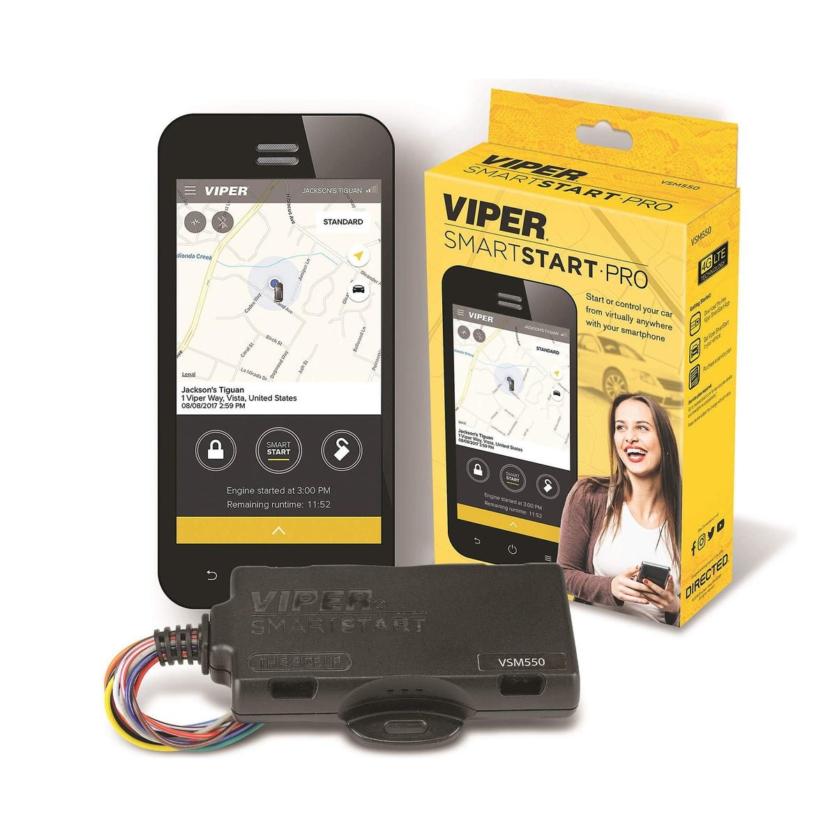 Viper VSM550 SmartStart Pro 4G LTE GPS Module