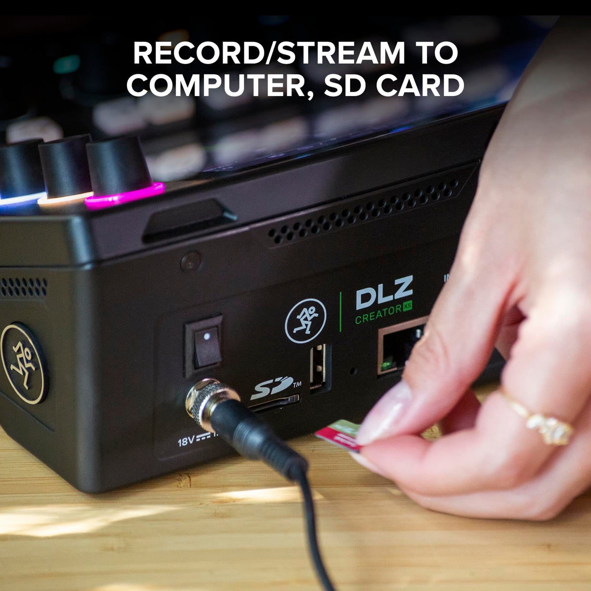 Mackie DLZ Creator XS Adaptive Digital Podcast Mixer