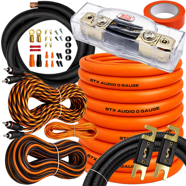 STX Audio SX0C 0 AWG Amplifier Wiring Kit