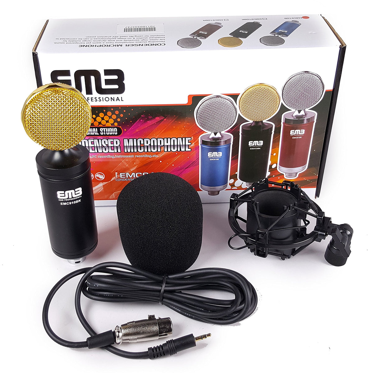 EMB EMC910BK Large-Diaphragm Condenser Microphone