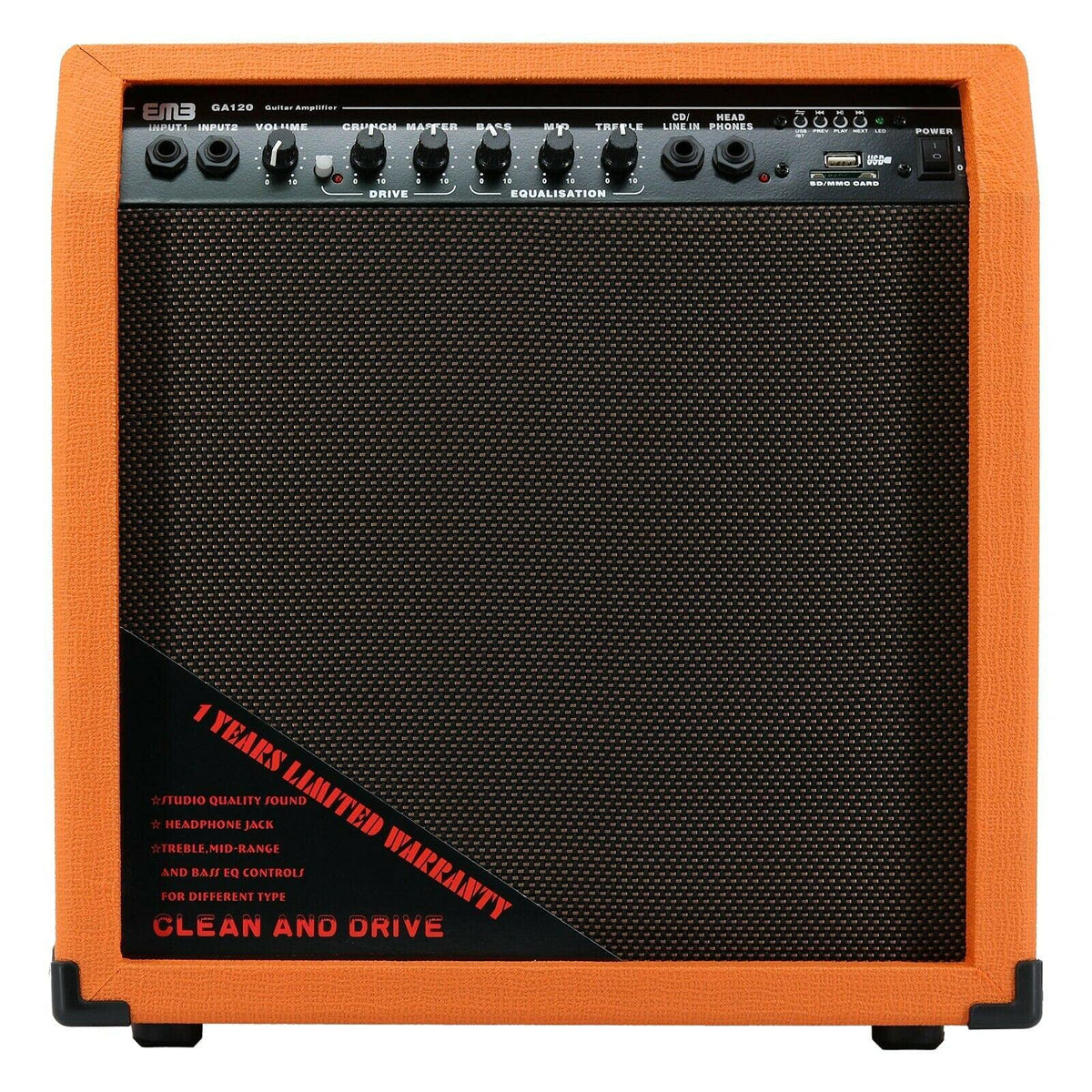 EMB Professional GA120YE 12-Inch Guitar Combo Amplifier