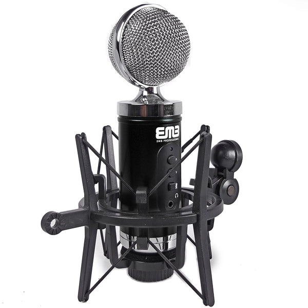 EMB Professional EMC960BK USB Condenser Studio Microphone
