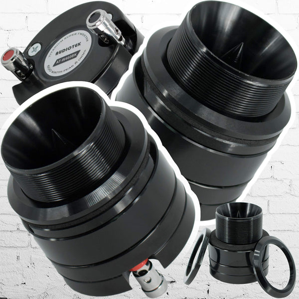 Audiotek ATW460BK 1" Titanium Super Tweeters (Pair)