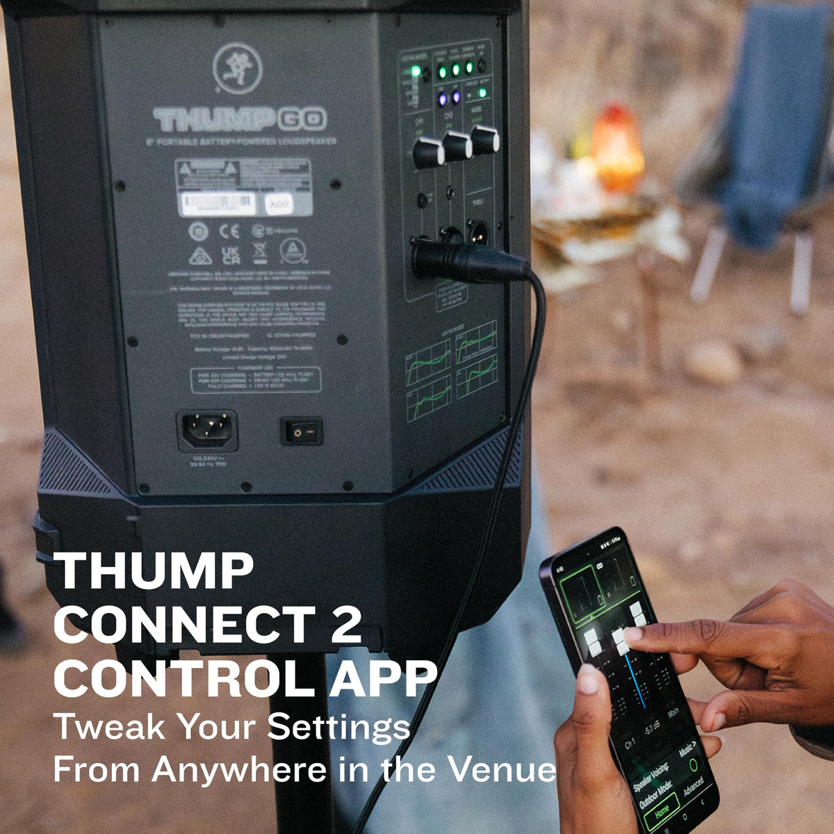 Mackie THUMPGO 8" Portable Battery-Powered Loudspeaker
