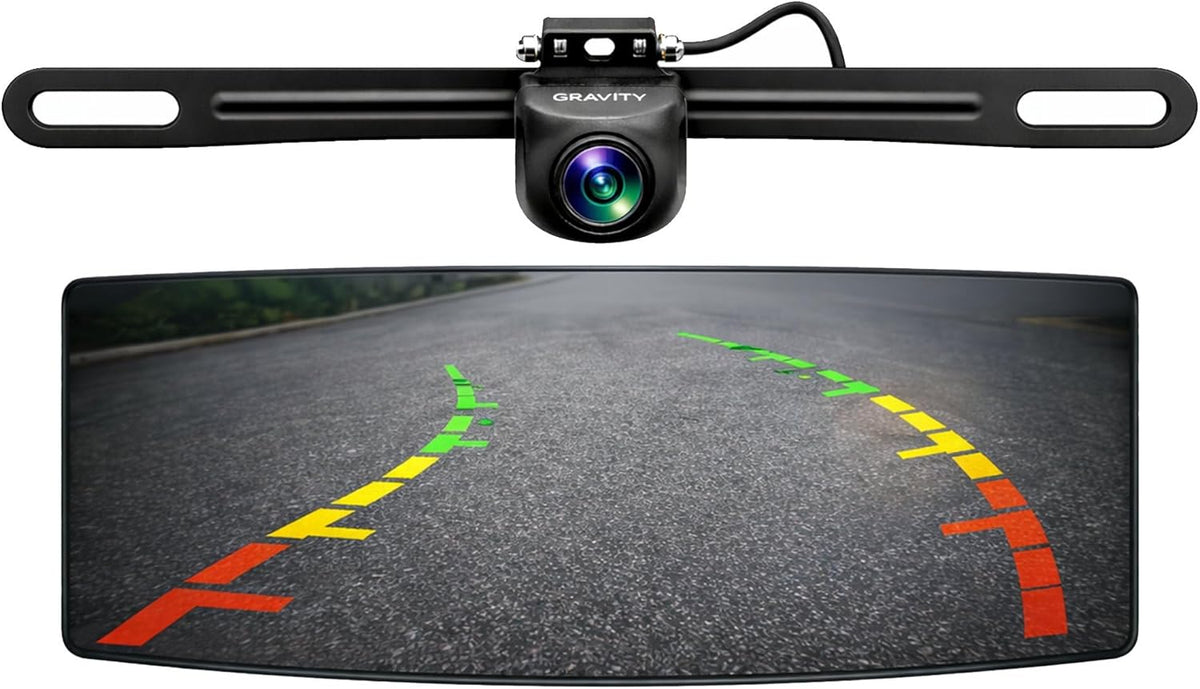 Gravity VGC720PL AHD 720P License Plate Backup Camera