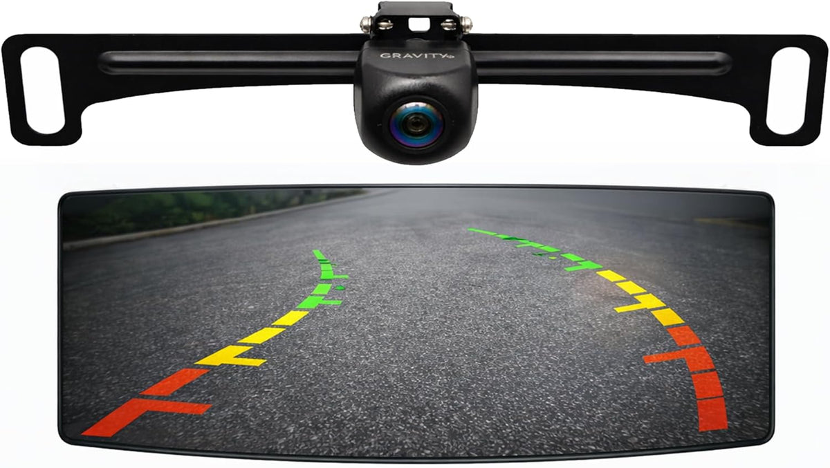Gravity VGC820PL License Plate Backup Camera