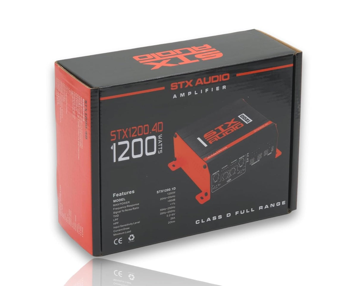 STX Audio STX1200.4D 4-Channel Class D Amplifier