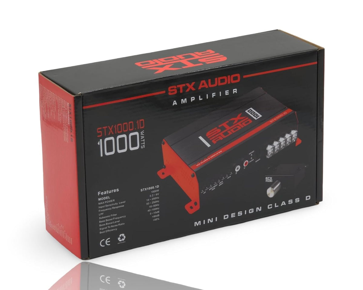 STX Audio STX1000-1D 1000W Monoblock Class D Amplifier