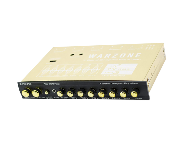WARZONE WZ-EQ6700 1/2-DIN 7-Band Car Audio Equalizer