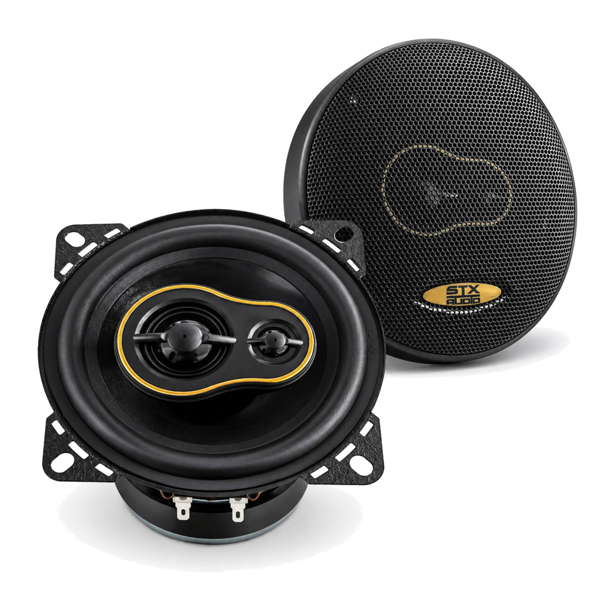 STX Audio SX402 4 Inch 2-Way Coaxial Car Speakers 350W 4 Ohm Pair