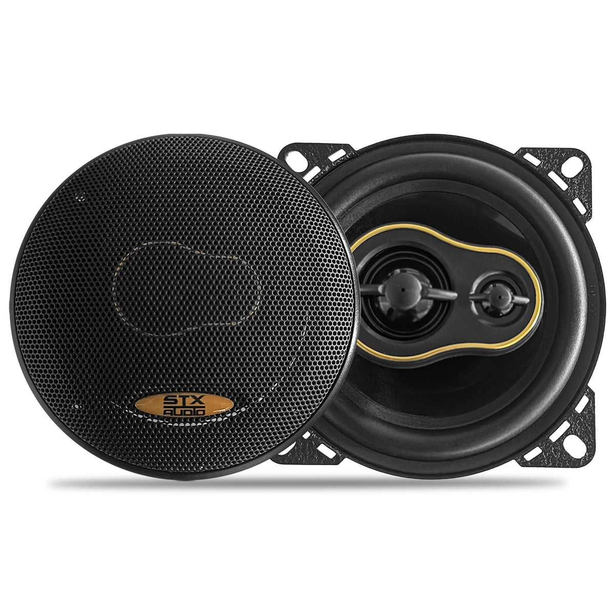 STX Audio SX402 4 Inch 2-Way Coaxial Car Speakers 350W 4 Ohm Pair