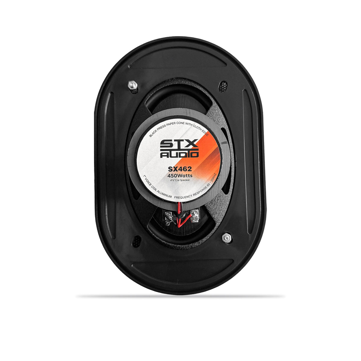 STX Audio SX462 4x6 2 Way Coaxial Car Speakers 450W 4 Ohm Pair Grilles
