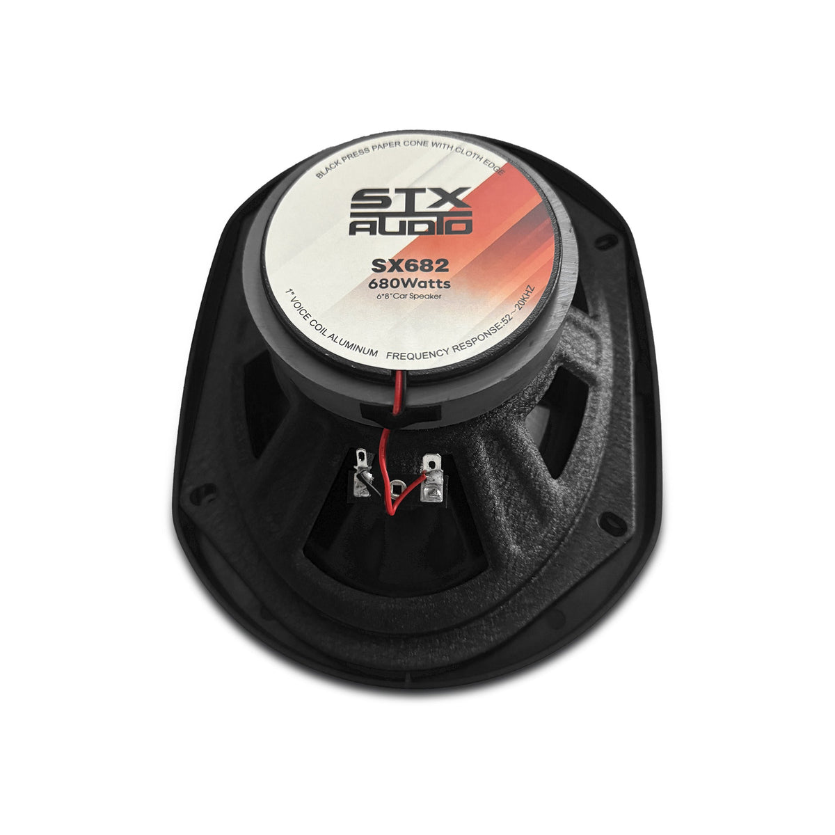 STX Audio SX682 6x8 2-Way Coaxial Car Speakers 680W Max 200W RMS Pair