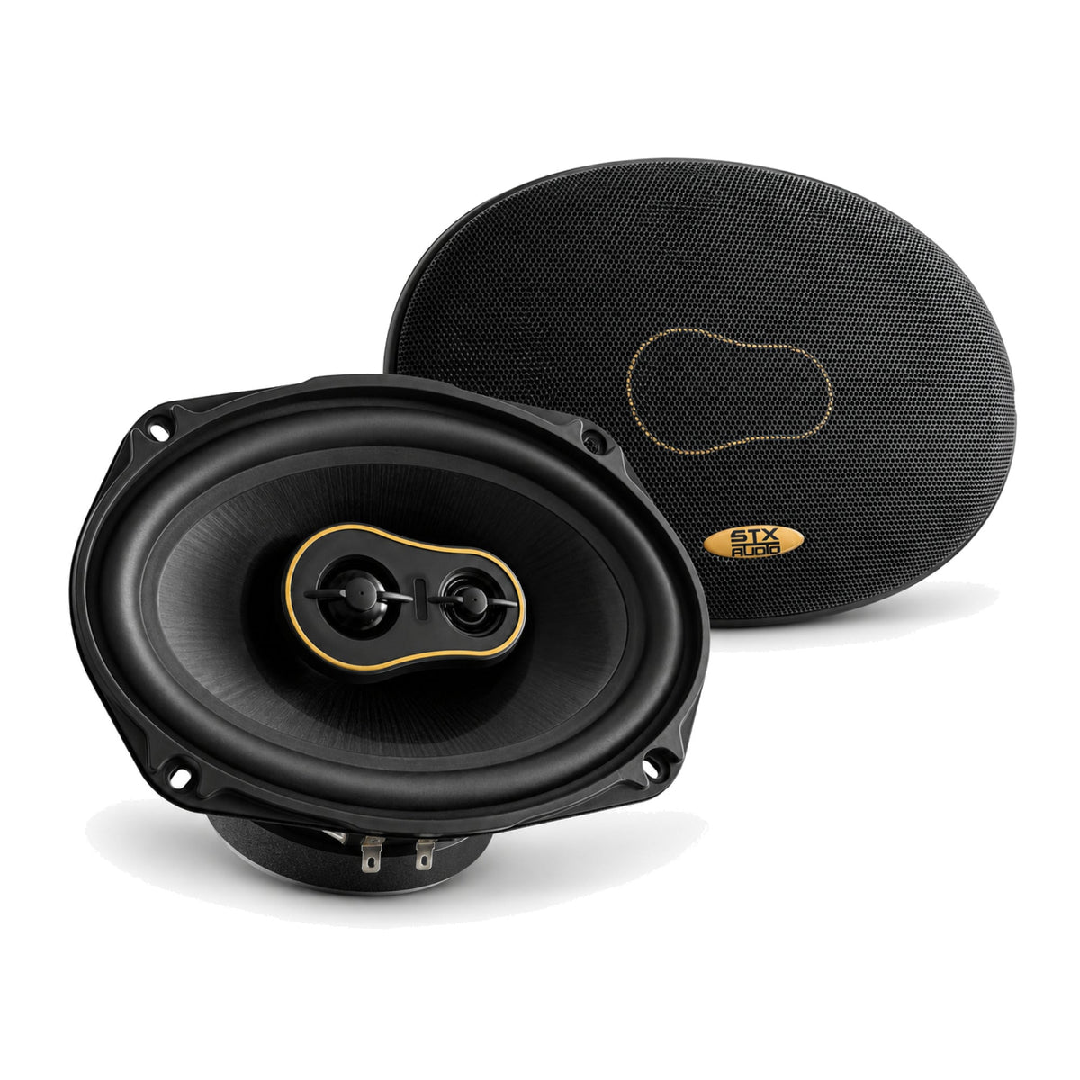 STX Audio SX692 6x9 2-Way Coaxial Car Speakers 800W 4 Ohm Pair Grilles