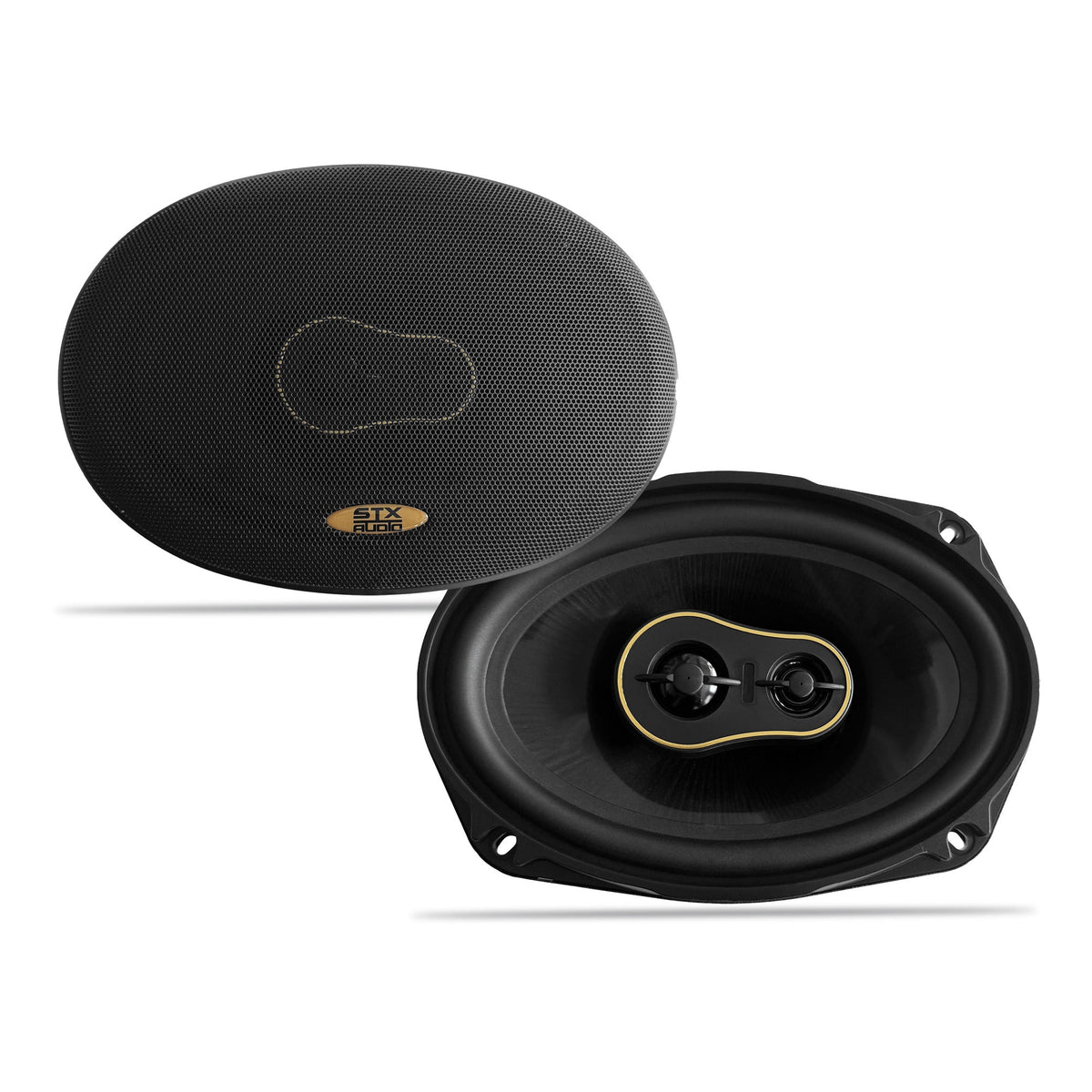 STX Audio SX692 6x9 2-Way Coaxial Car Speakers 800W 4 Ohm Pair Grilles