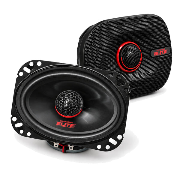 Warzone WZ-E462 4x6 Car Speakers 450W Max 225W RMS 4 Ohm Coaxial Pair