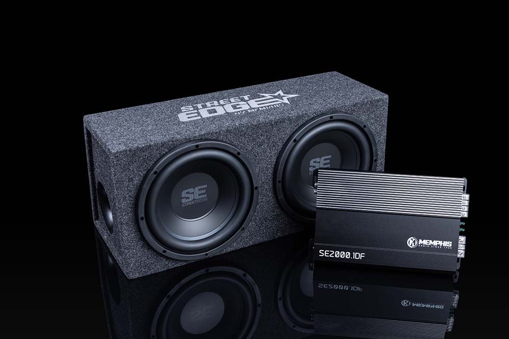 Memphis SE210 Dual 10" Ported Subwoofer Enclosure With Amplifier